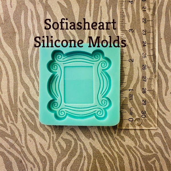 Picture Frame Engraved Silicone Mold