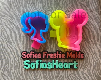 Colorful Freshie Molds ---Do not purchase this listing---Please read description below...