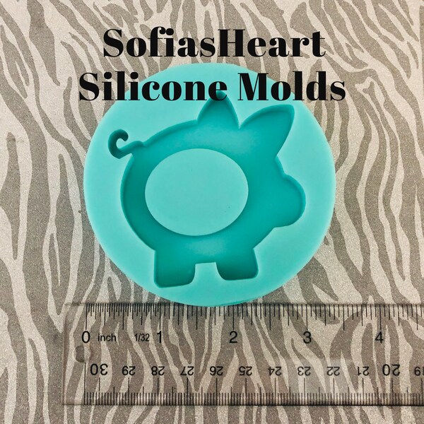 Piggy Bank Shaker Silicone Mold