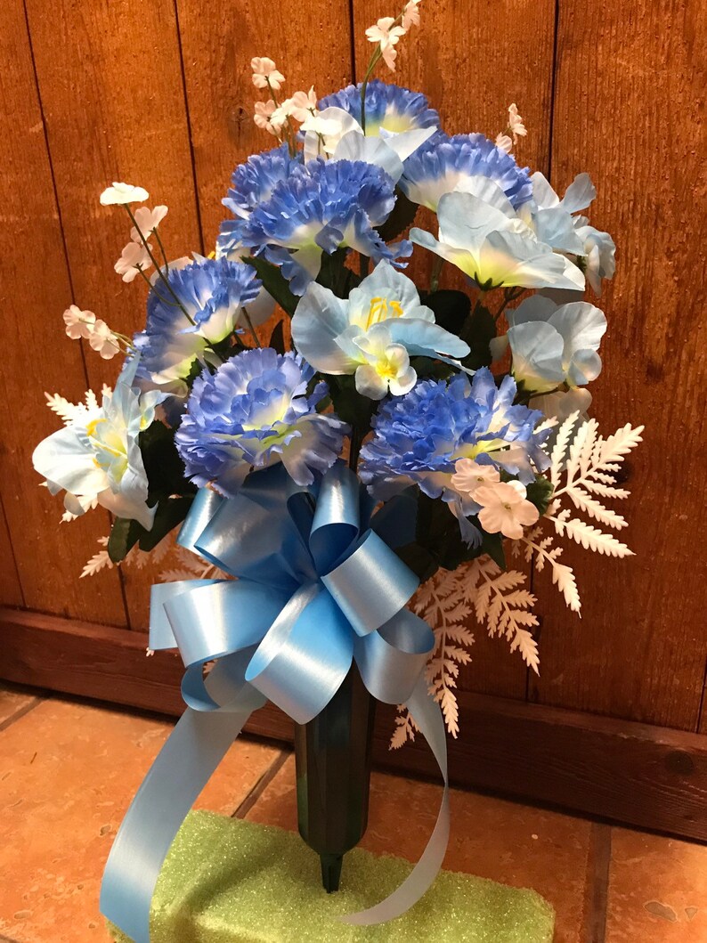 Cemetery flowers cemetary vase grave cone easter Etsy