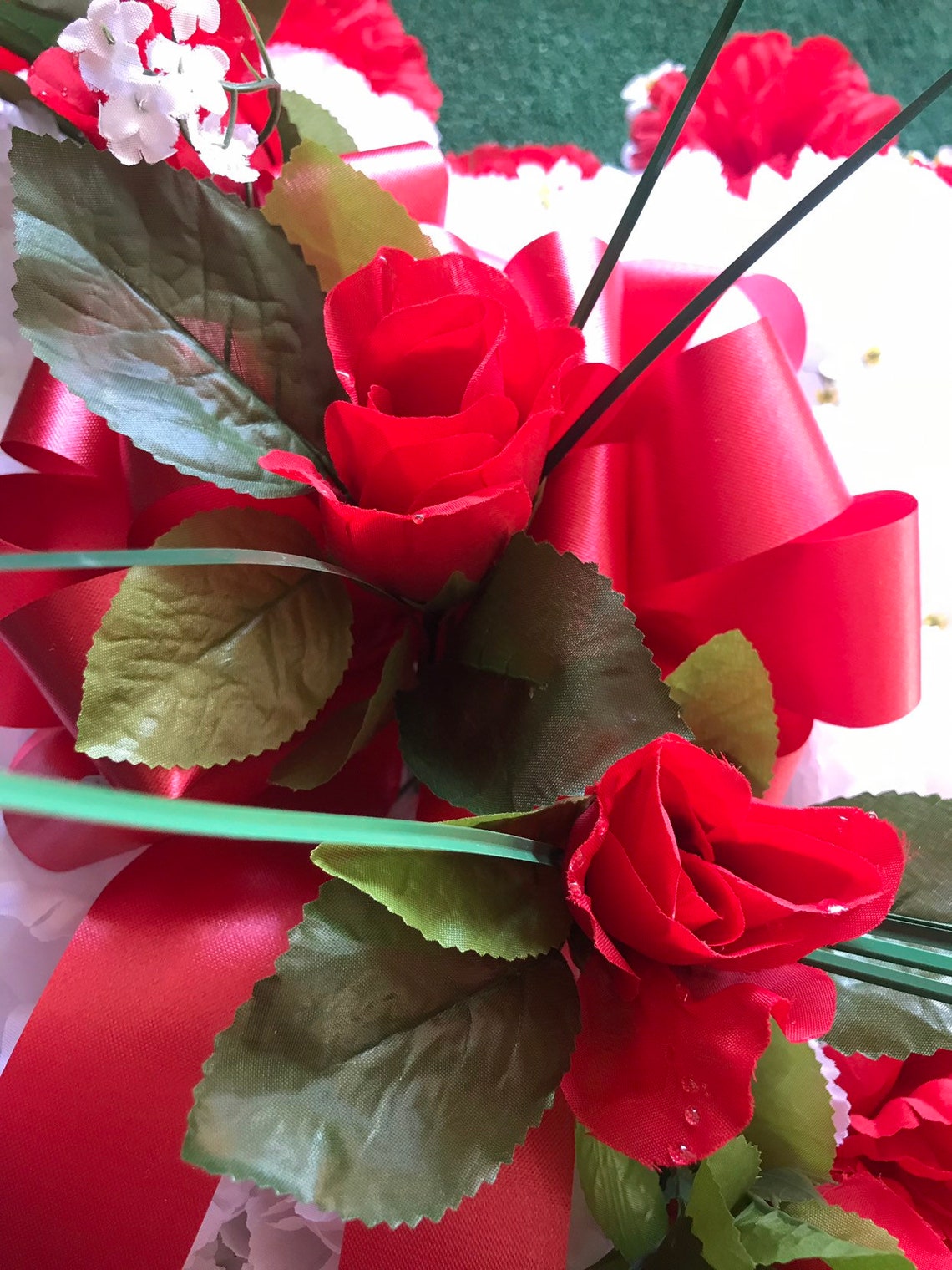 Cemetery Flowers Cemetary Flowers Fall Cemetery Flowers Etsy