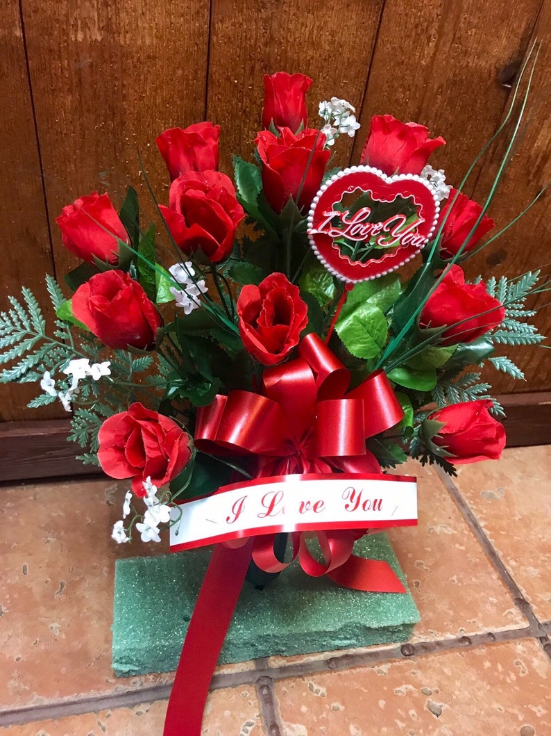 Cemetery Flowers Cemetary Flowers Flowers for Grave Etsy