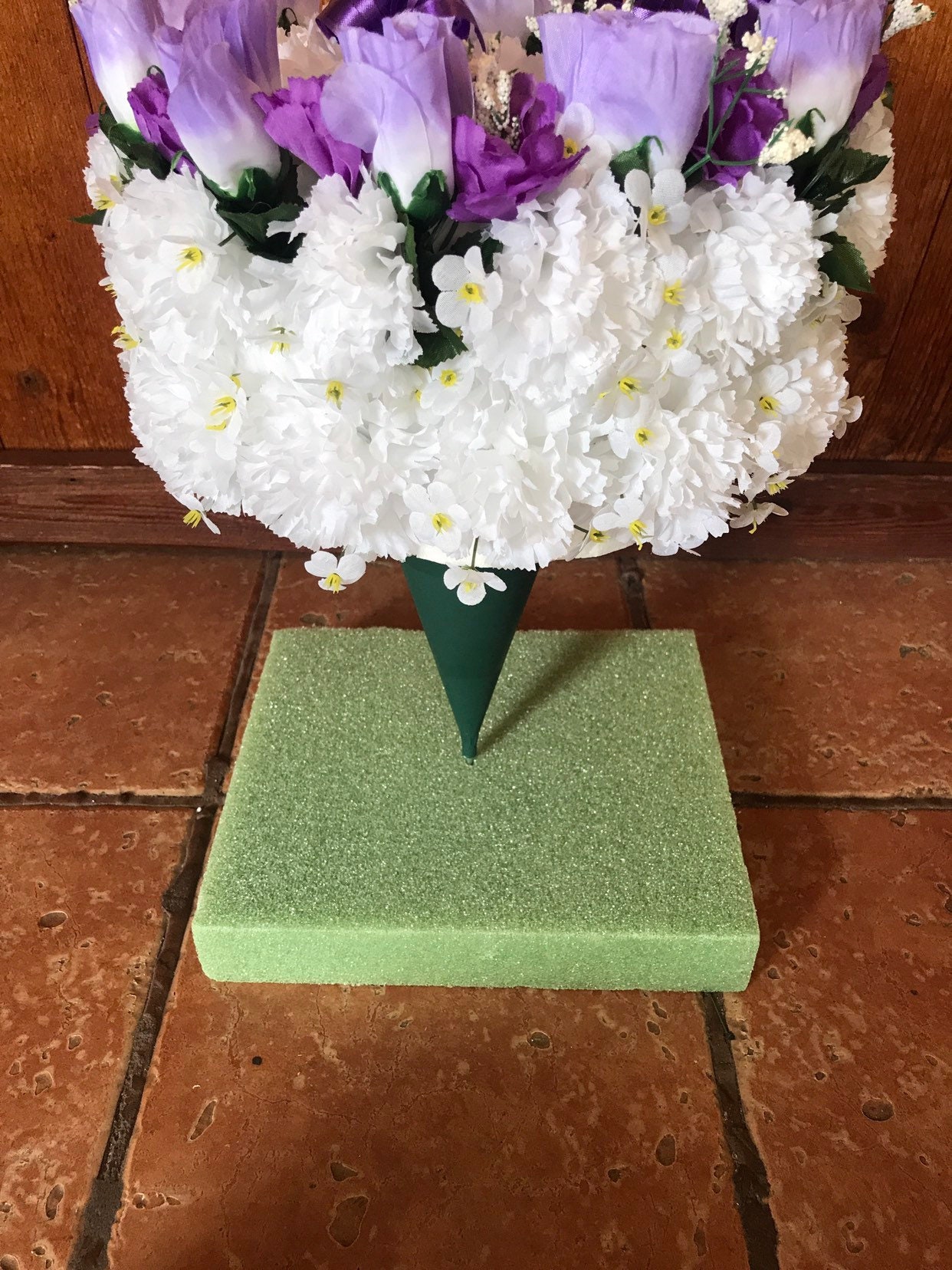 Silk Birthday Cake Cemetery Flowers Memorial Floral Etsy Happy heavenly birthday svg cake topper cake topper svg file