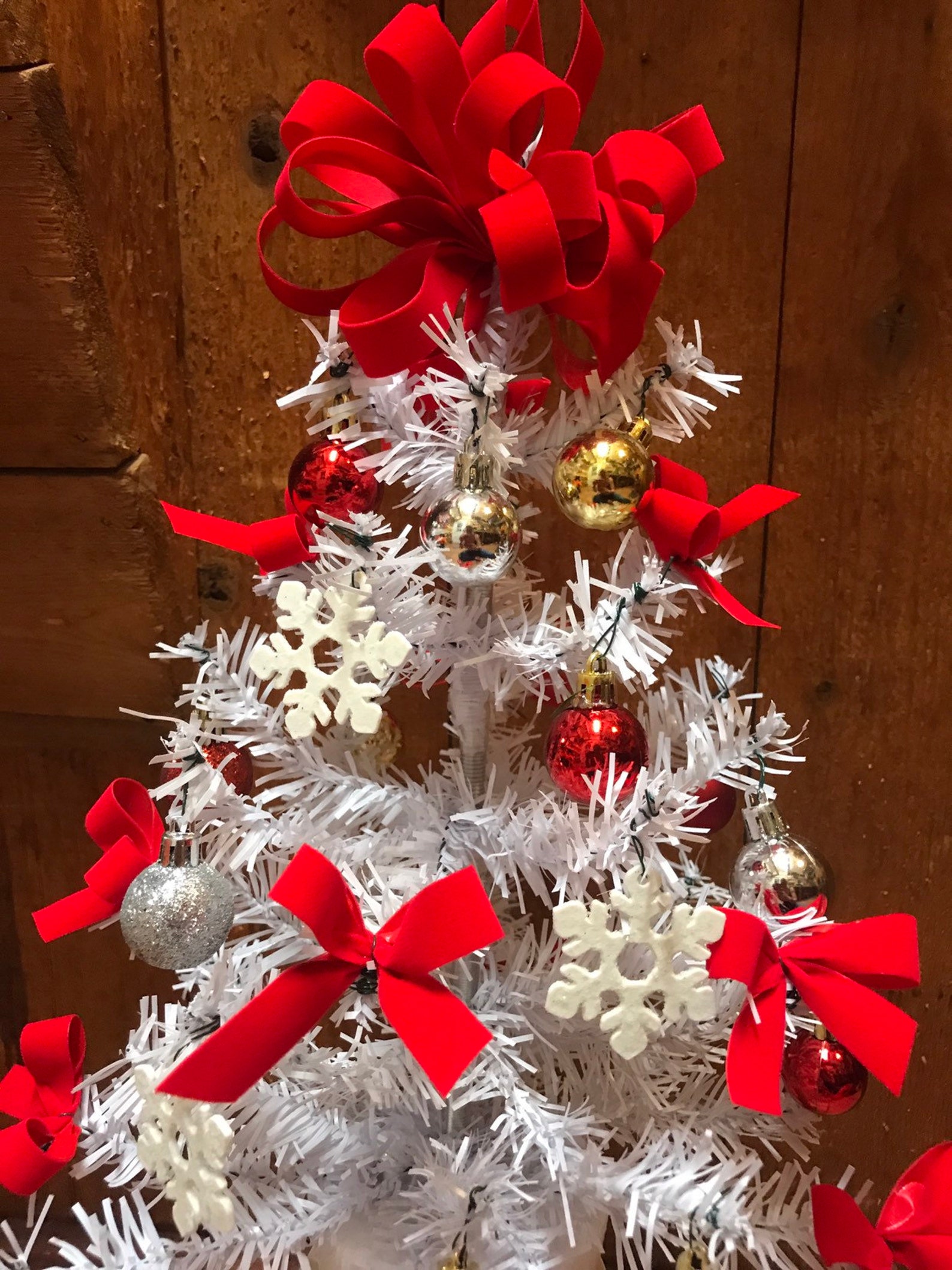 Cemetery Christmas Tree Flowers for Grave Gravesite Decor Christmas