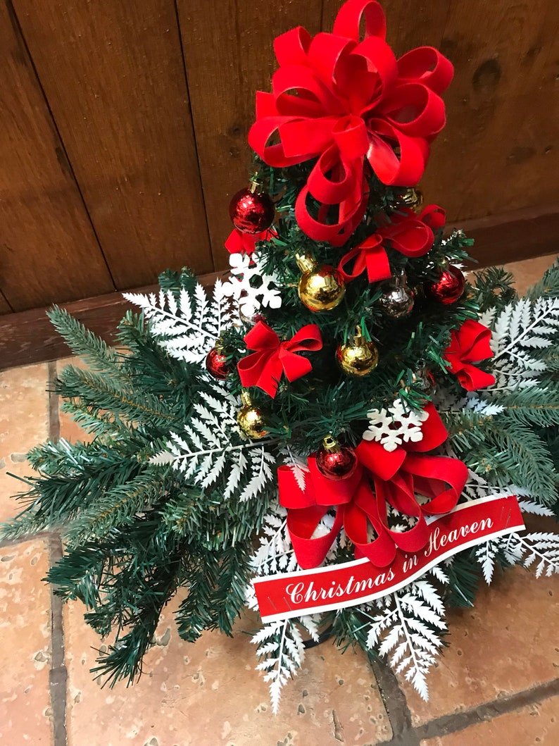 Christmas tree cemetery saddle headstone saddle christmas