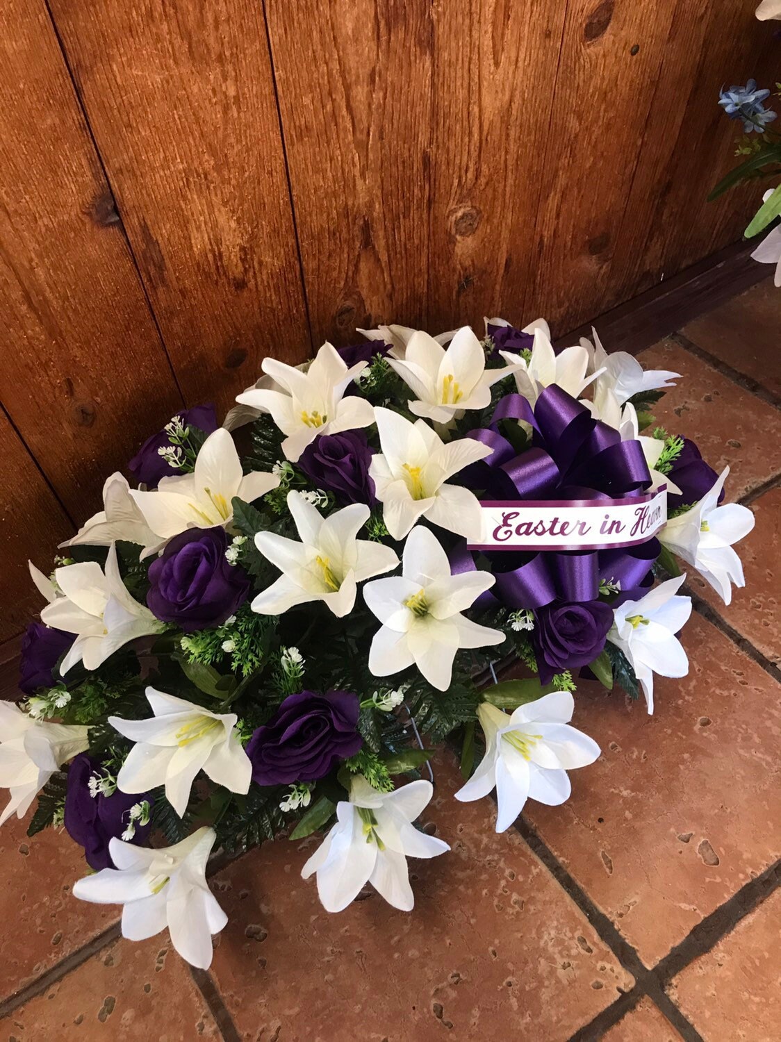 Easter Cemetery Flowers Cemetary Flowers Flowers for Grave Etsy