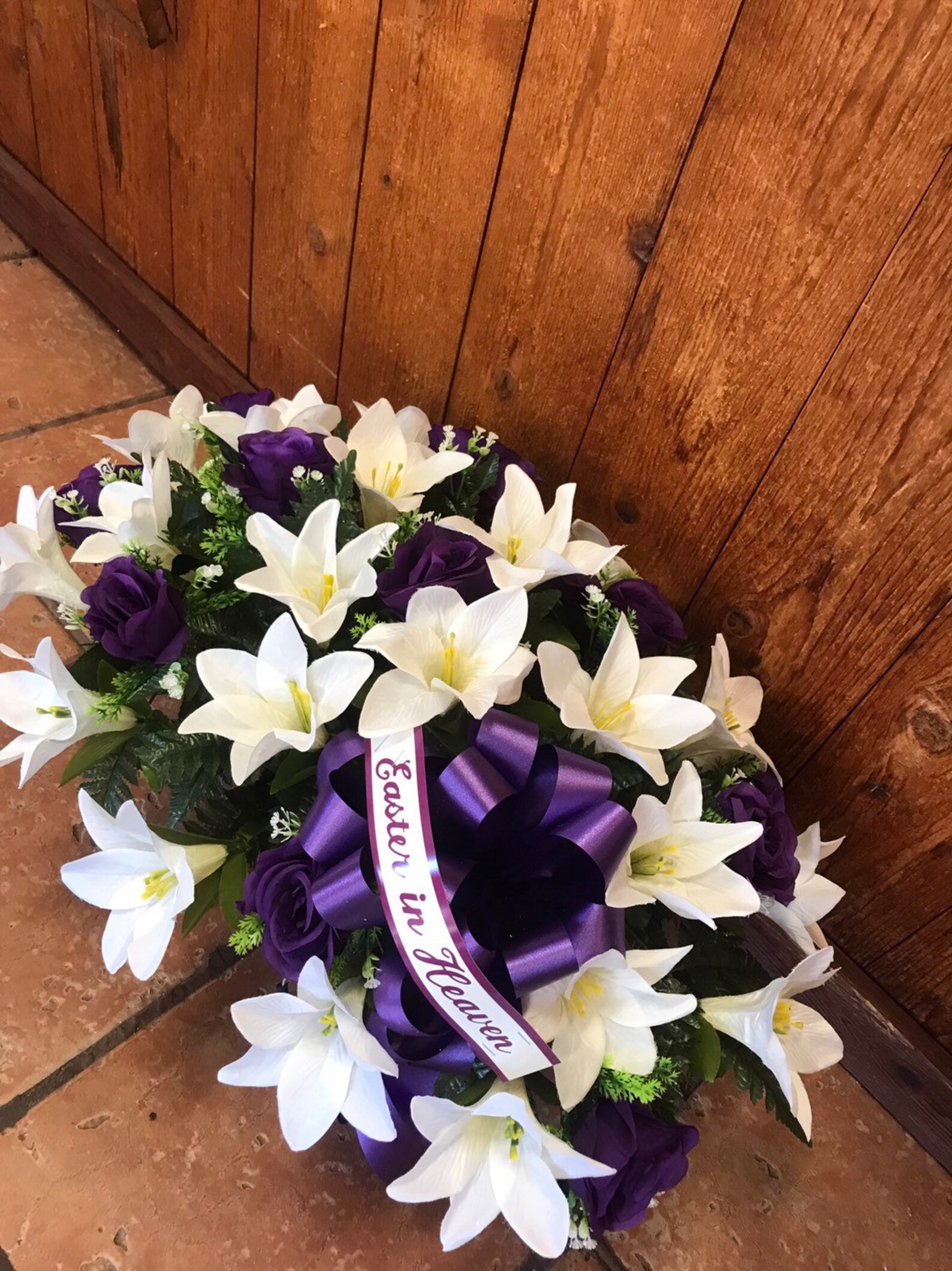 Easter Cemetery Flowers Cemetary Flowers Flowers for Grave Etsy