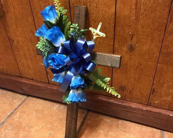 Cemetery Cross Flowers for Grave Cemetery Flowers Cemetary Cross