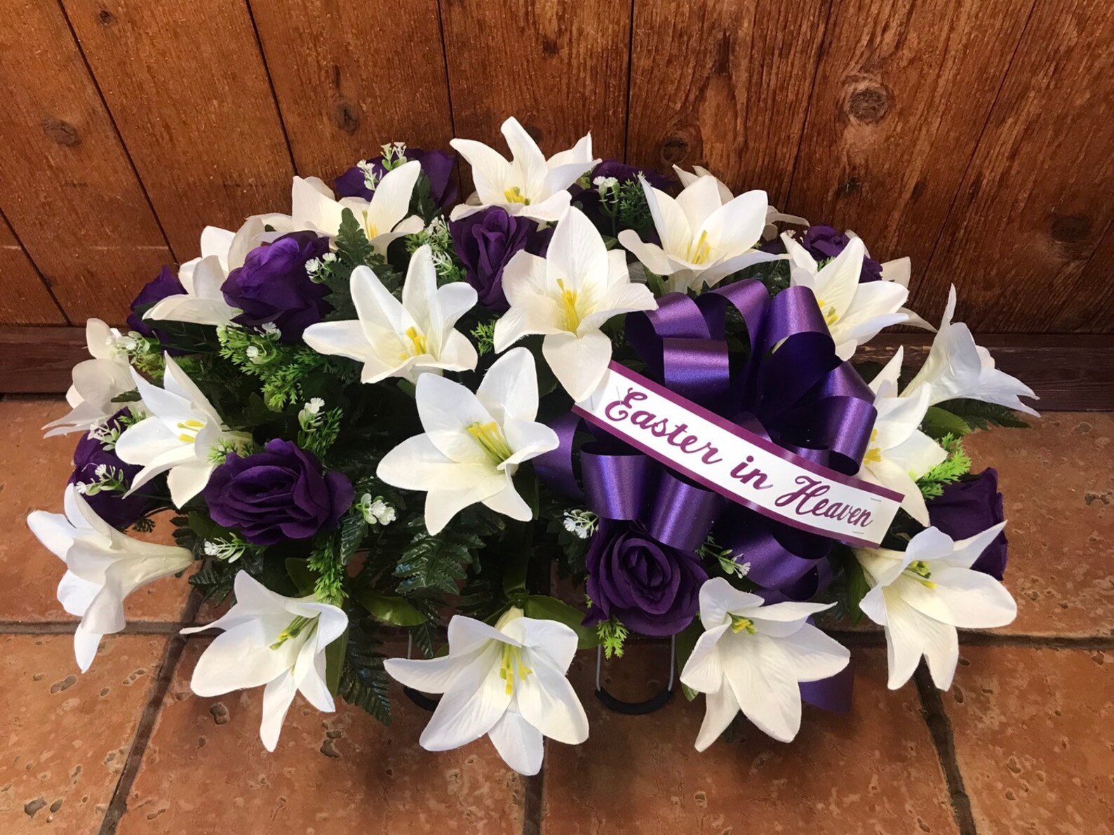 Easter Cemetery Flowers Cemetary Flowers Flowers for Grave Etsy