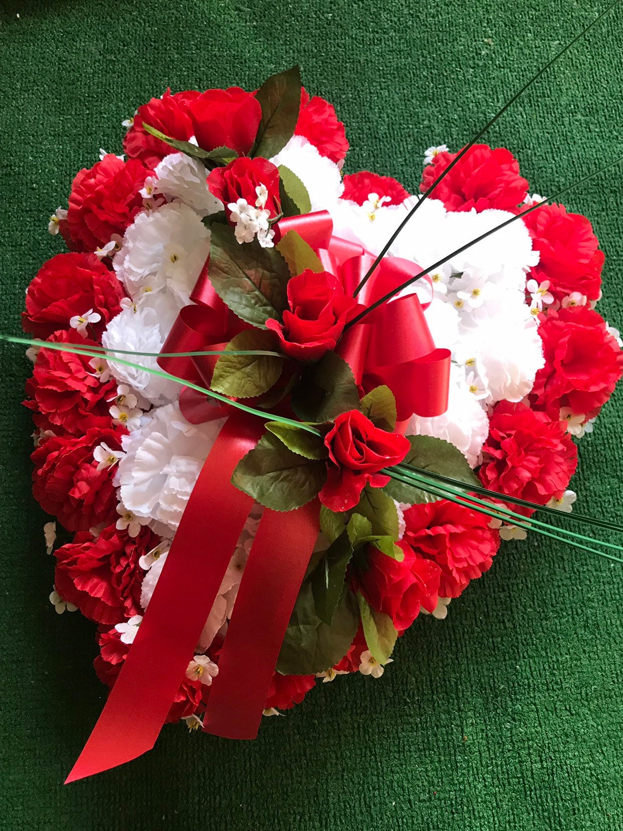 Cemetery Flowers Cemetary Flowers Fall Cemetery Flowers Etsy