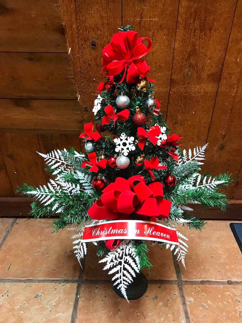 Cemetery Christmas Tree Cemetery Flowers Cemetary Flowers Etsy