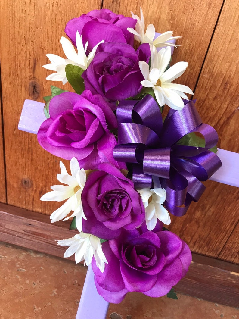 Cemetery Cross Cemetery Flowers Cemetary Flowers Flowers Etsy