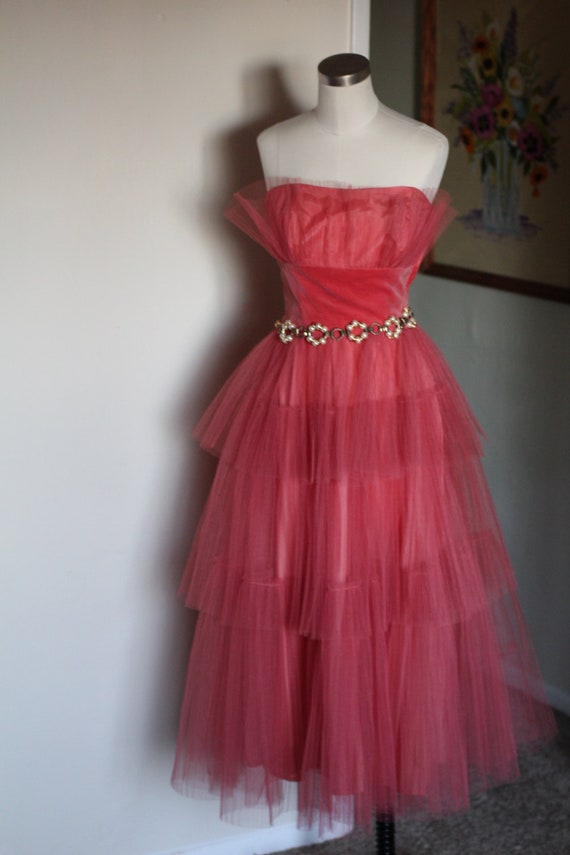 50s tulle dress