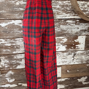 70s Check Pants - Etsy