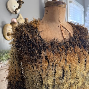 90s Fuzzy Blouse - Etsy