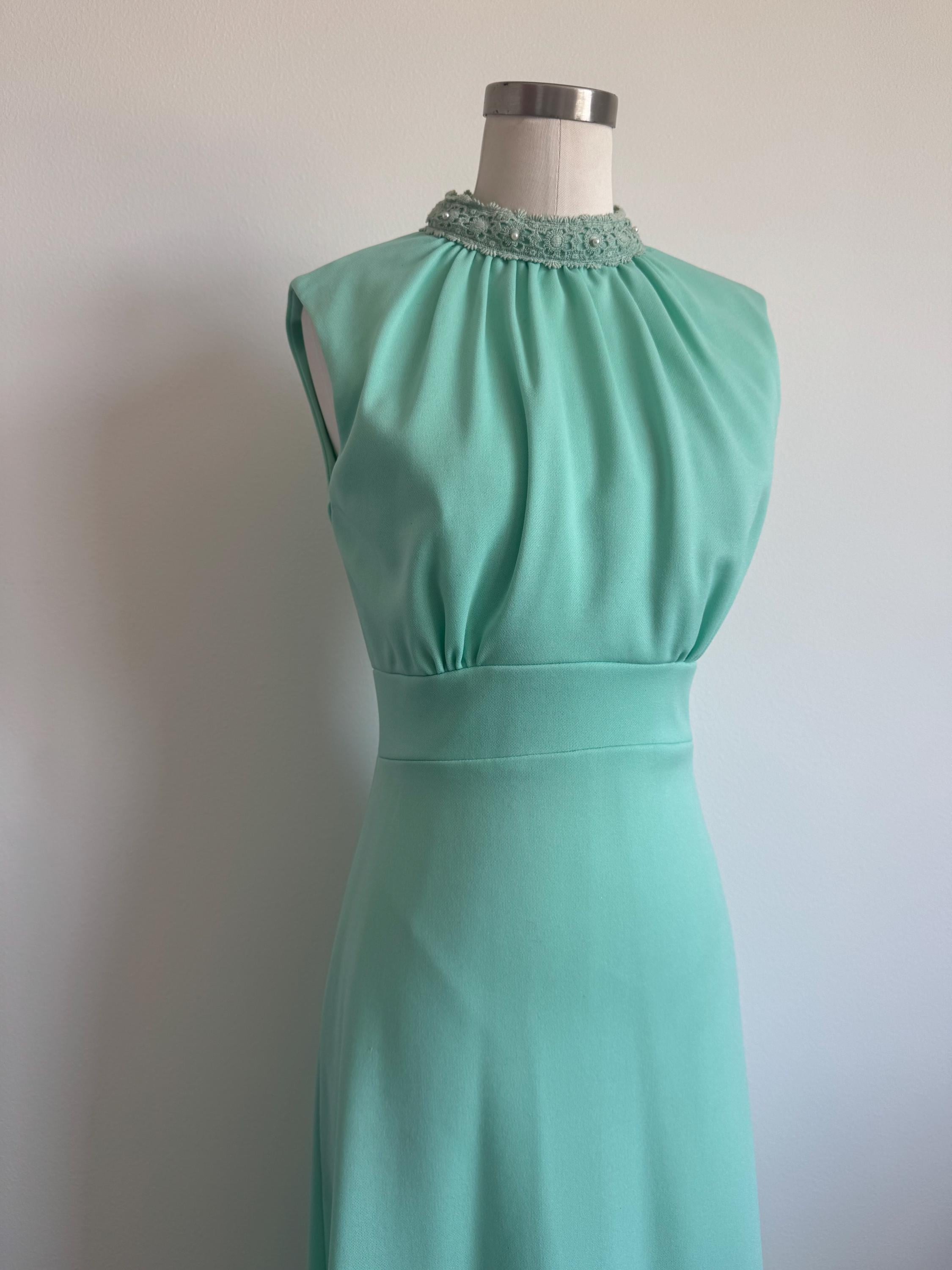 womens mint green easter dress Mint Green Floral Tiered Maxi Dress - Floral Dresses main image 1