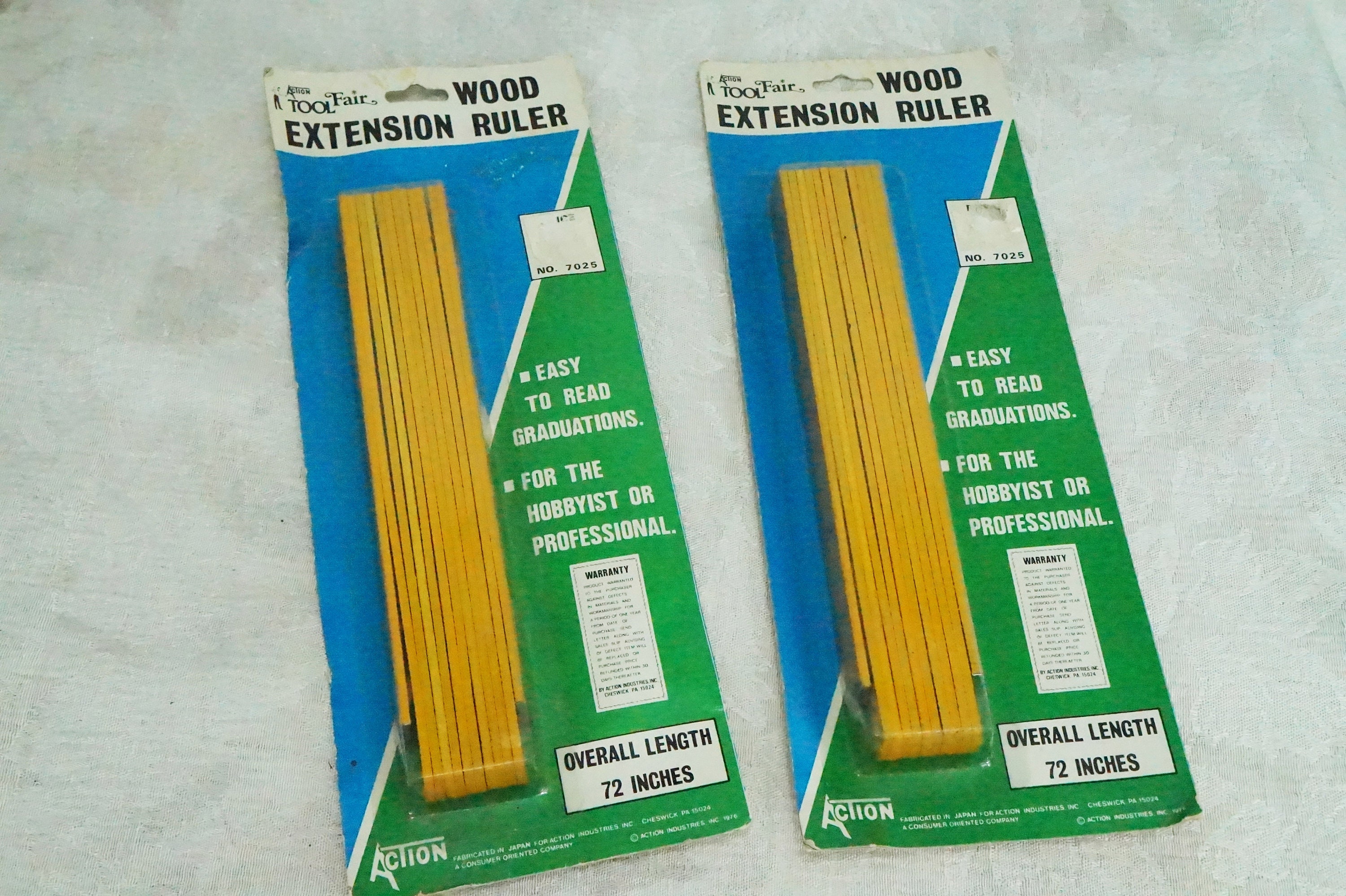 Extending Measuring Ruler Folding Wooden Rulers/extension Ruler/6 Foot/original Package/unopened ...