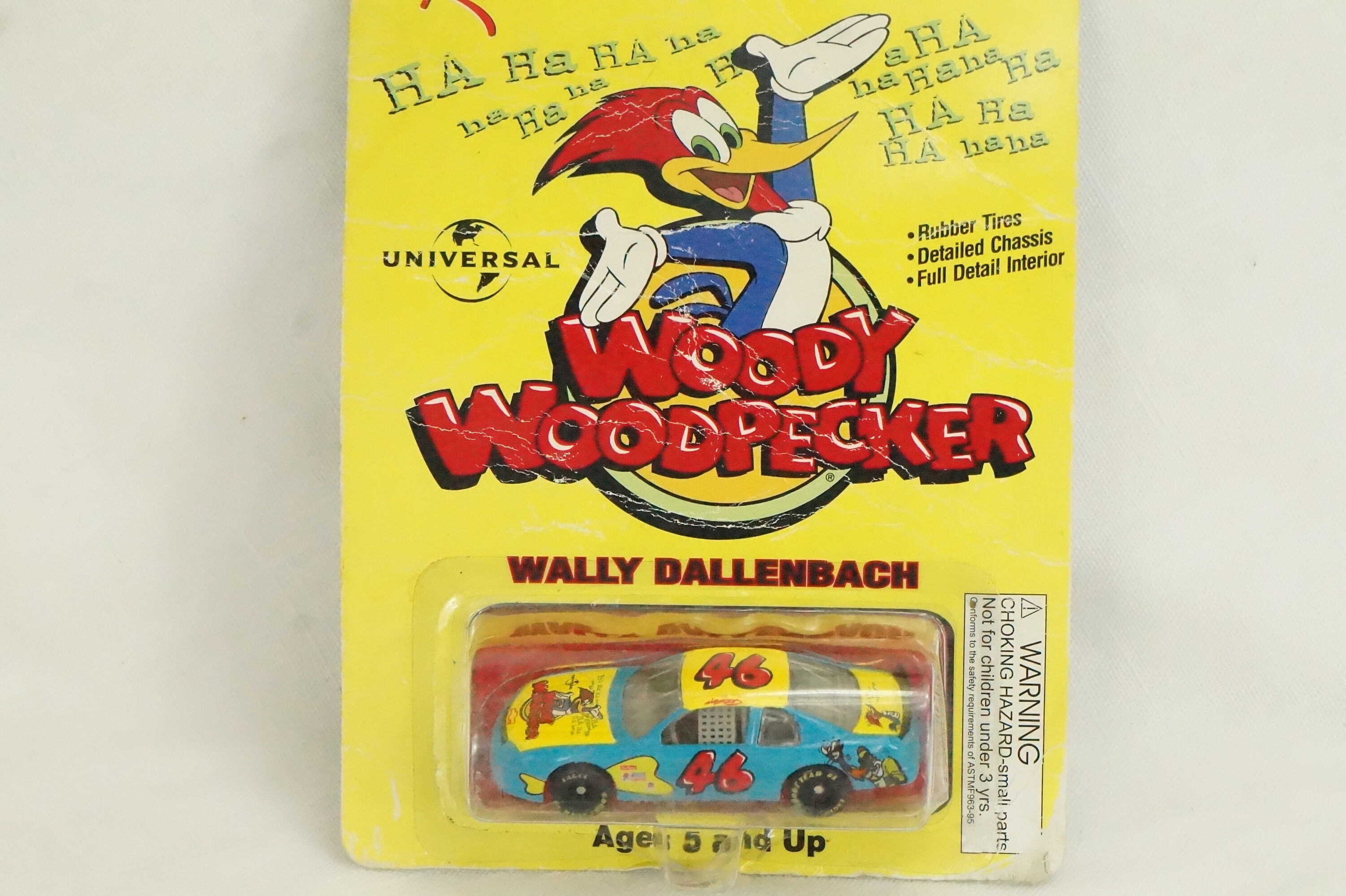 Woody Woodpecker Nascar/wally Dallenbach Diecast Car/cartoon