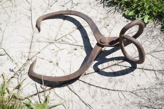primitive ice block tongs
