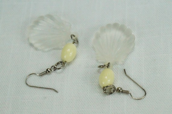 Boho Seashell Long Dangle Earrings/Lightweight Pl… - image 5