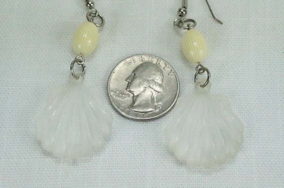 Boho Seashell Long Dangle Earrings/Lightweight Pl… - image 9
