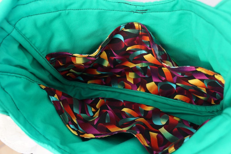 Colorful Multi Colored Shoulder Bag/handmade Fabric Hobo Etsy