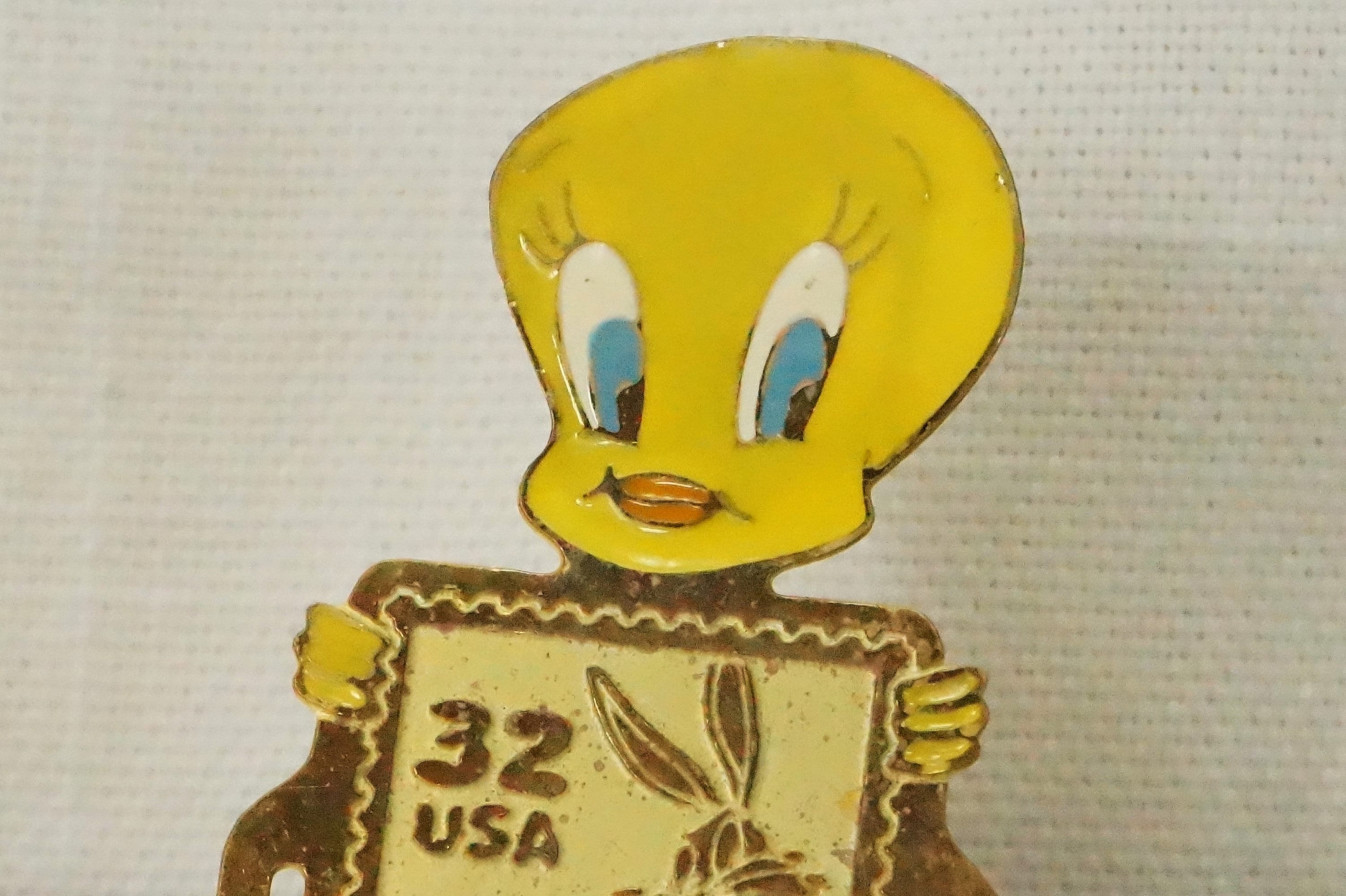 Tweety Bird Bugs Bunny Postal Stamp Bookmark/warner Etsy