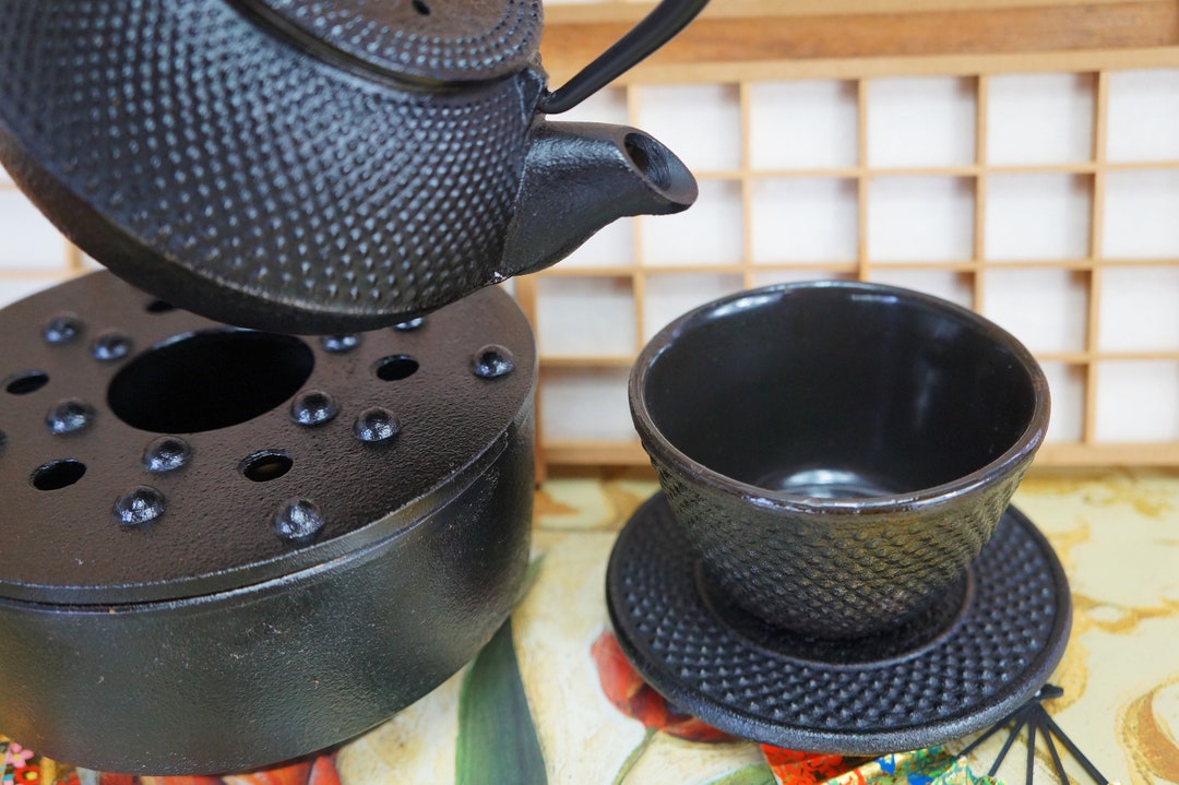 Cast Iron Japanese Teapot Set/small Tesubin Teapot/tea Etsy