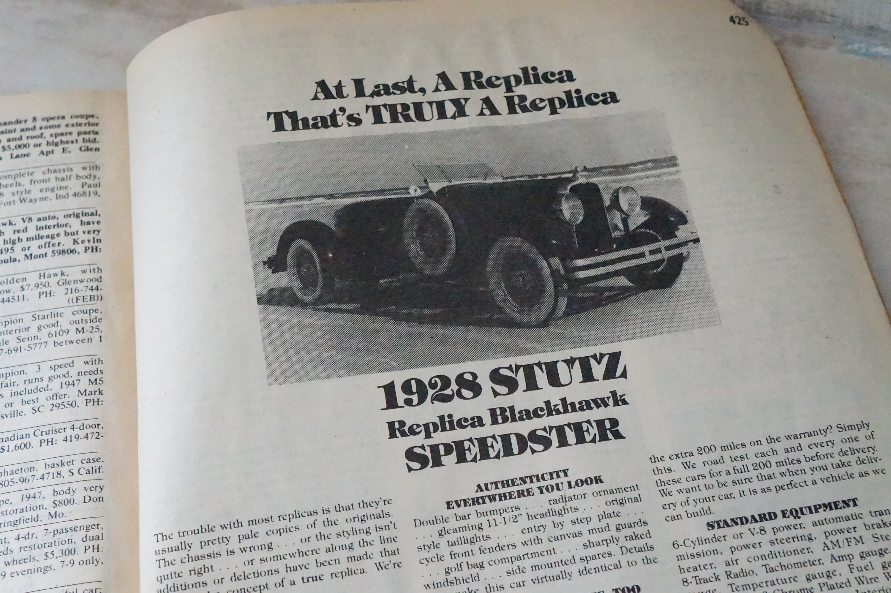 Vintage Car Magazines/hemmings Motor News/25th Etsy