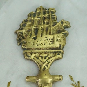 Abrecartas de barco de latón/Latón pesado/Barco de vela/Decoración de oficina/Abridor de sobres/En relieve/Tema de barco/Decoración pirata/Navaja para cartas/Barcos de latón