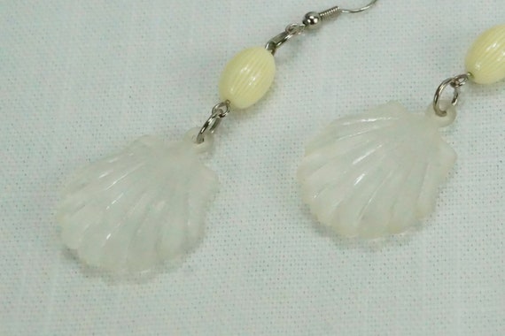 Boho Seashell Long Dangle Earrings/Lightweight Pl… - image 7