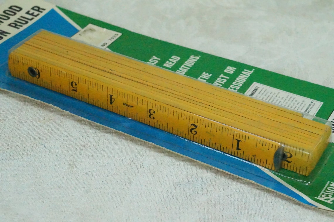 Folding Wooden Rulers/extension Ruler/6 Foot/original - Etsy
