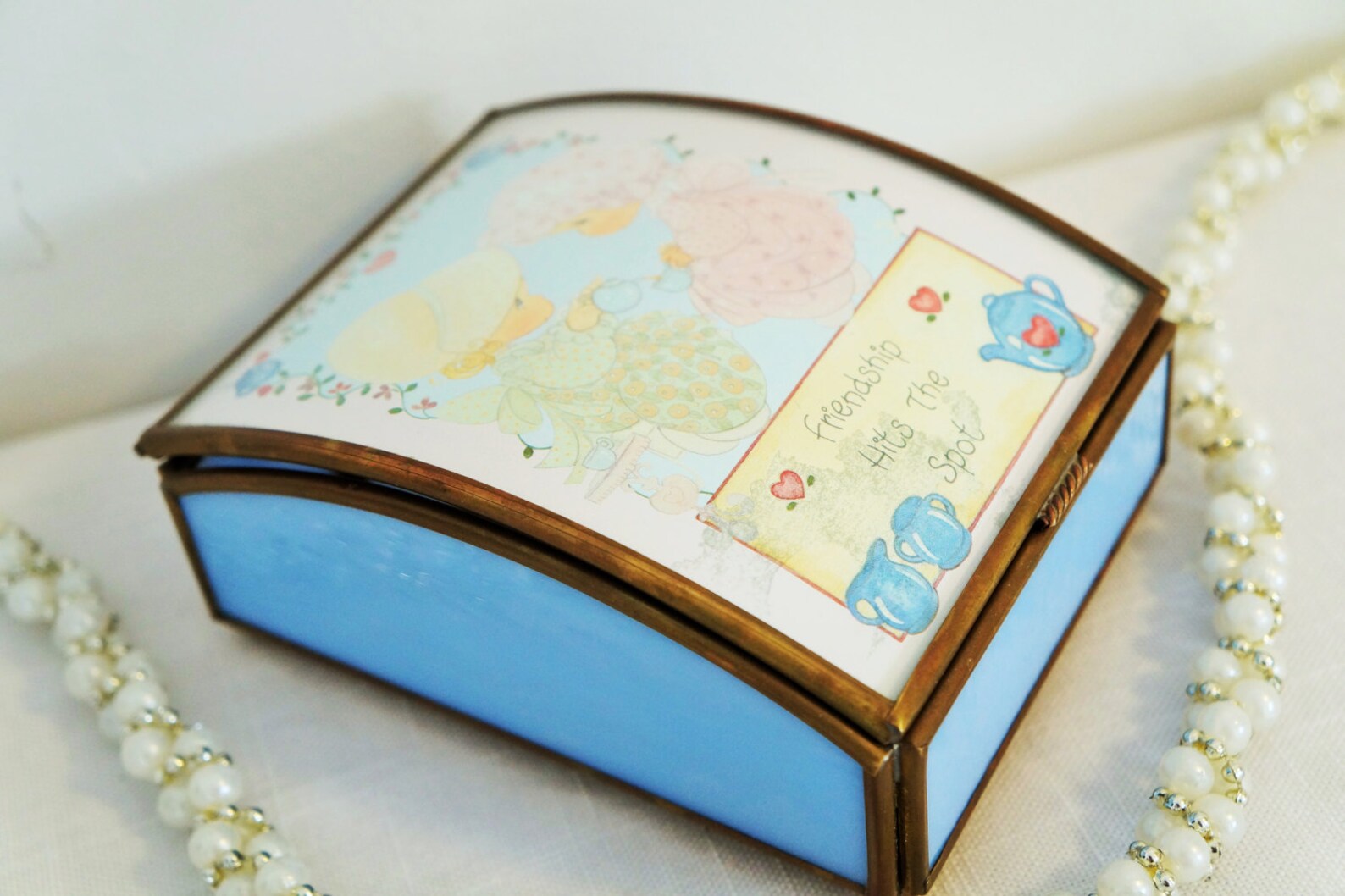 Precious Moments/jewelry Box/vintage Precious Moments/samuel - Etsy
