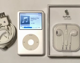 Ipod // Apple Ipod Classic 7th Generation 120GB Silber // Apple Ipod Set