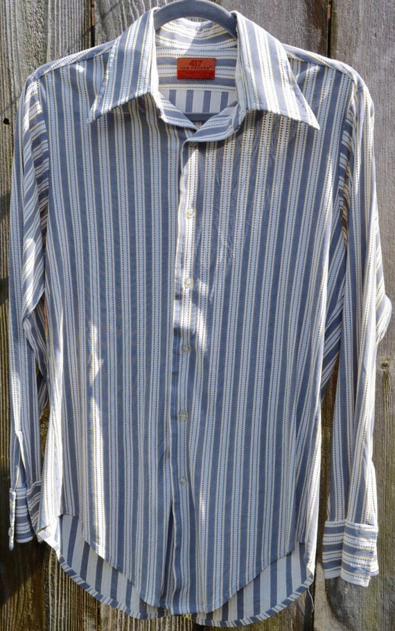 van heusen striped dress shirts