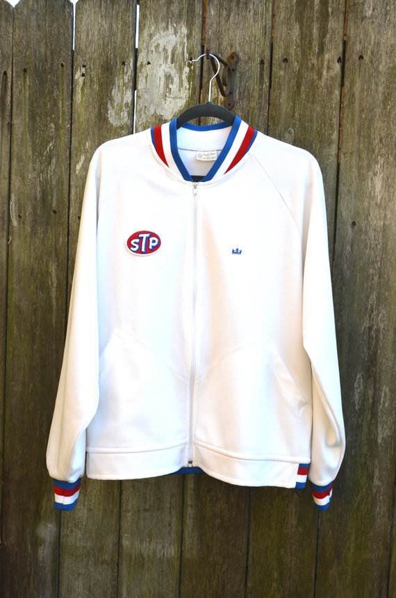 Men's Jacket // Vintage Jacket // STP Oil Retro J… - image 1