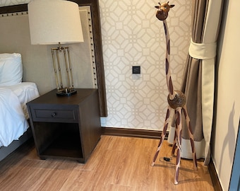 Extra Large Giraffe Lantern Animal Lamp Coconut Shell Bedroom Lamp Table Floor Light Large Size