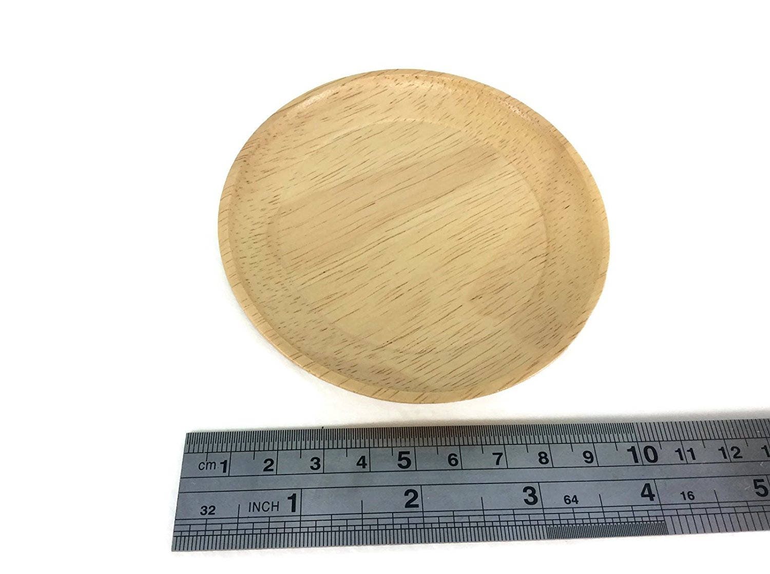 20 Piezas Redondas 7 Cm Posavasos De Madera Sin Terminar, Rebanadas De Madera Para Manualidad Natural Y Decoración De Boda, Kit De Madera De Posavasos En Blanco Para Pintura Artística DIY, 5
