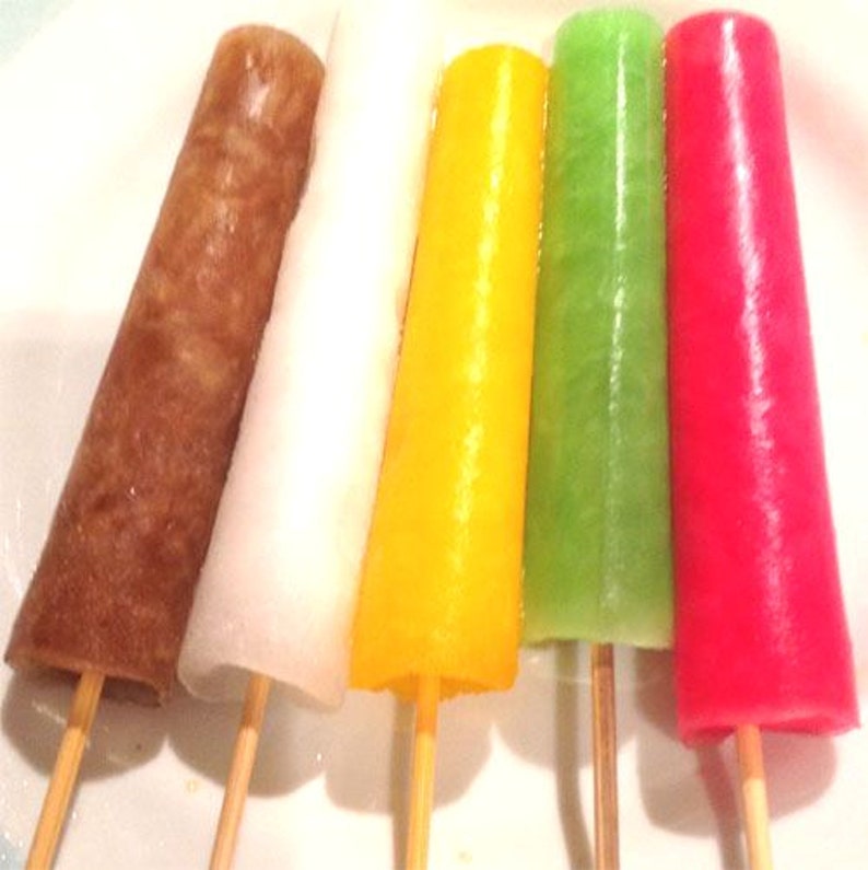 100 Tubes Popsicles Stainless Pot Bin Traditional Thai Pop Etsy