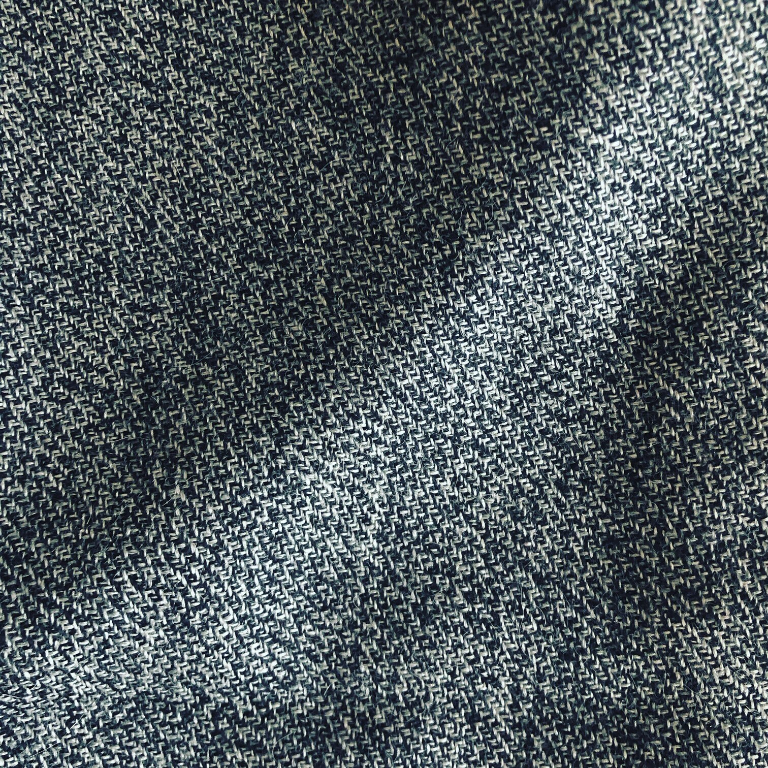 black and grey shawl