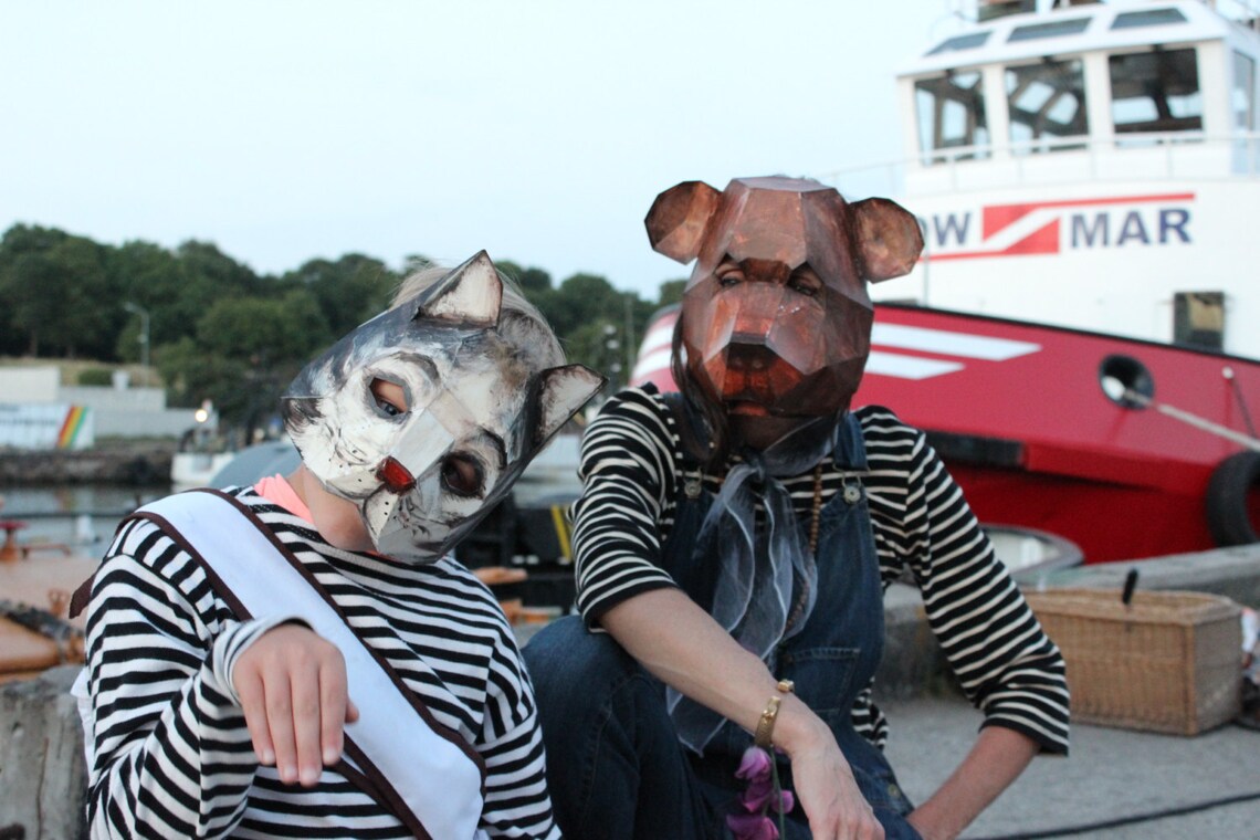 PDF Pattern Cat Mask Cat Costume Instant Download Etsy