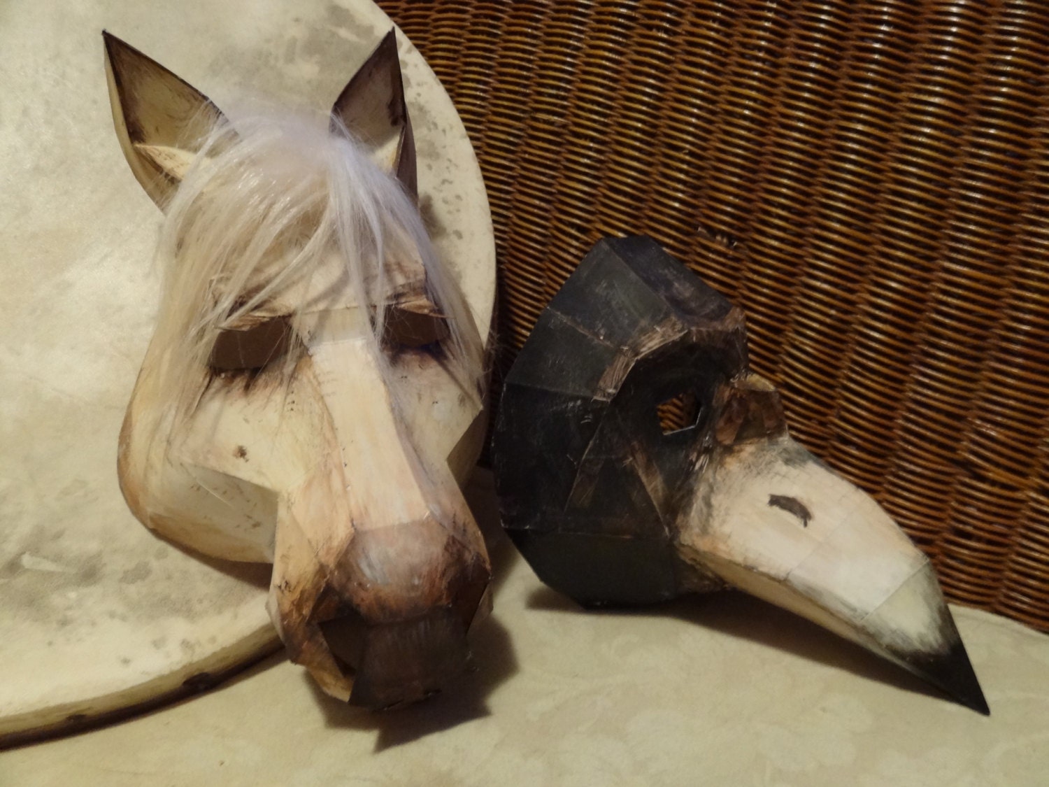 DIY Halloween Mask Horse Head Mask Horse Costume Printable Etsy