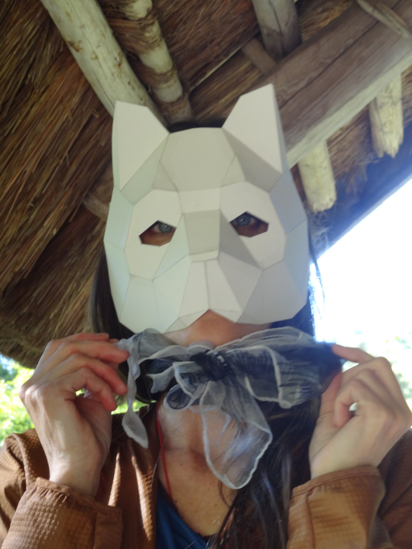 PDF Pattern, Cat Mask, Cat Costume, Instant Download, Printable Templates, DIY Mask, Printable