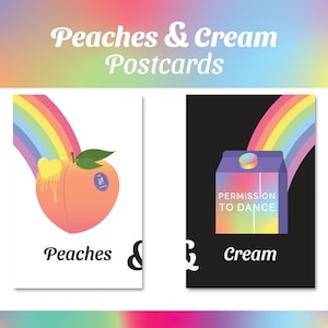 Cartes postales BTS Pêches et crème | Carte, cadeau de Noël, pour l'armée, à collectionner, à collectionner