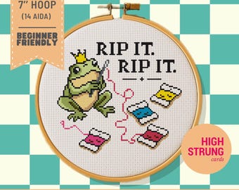 Lustiger Frosch Frog Froging Muster | (PDF Digitaler Download)