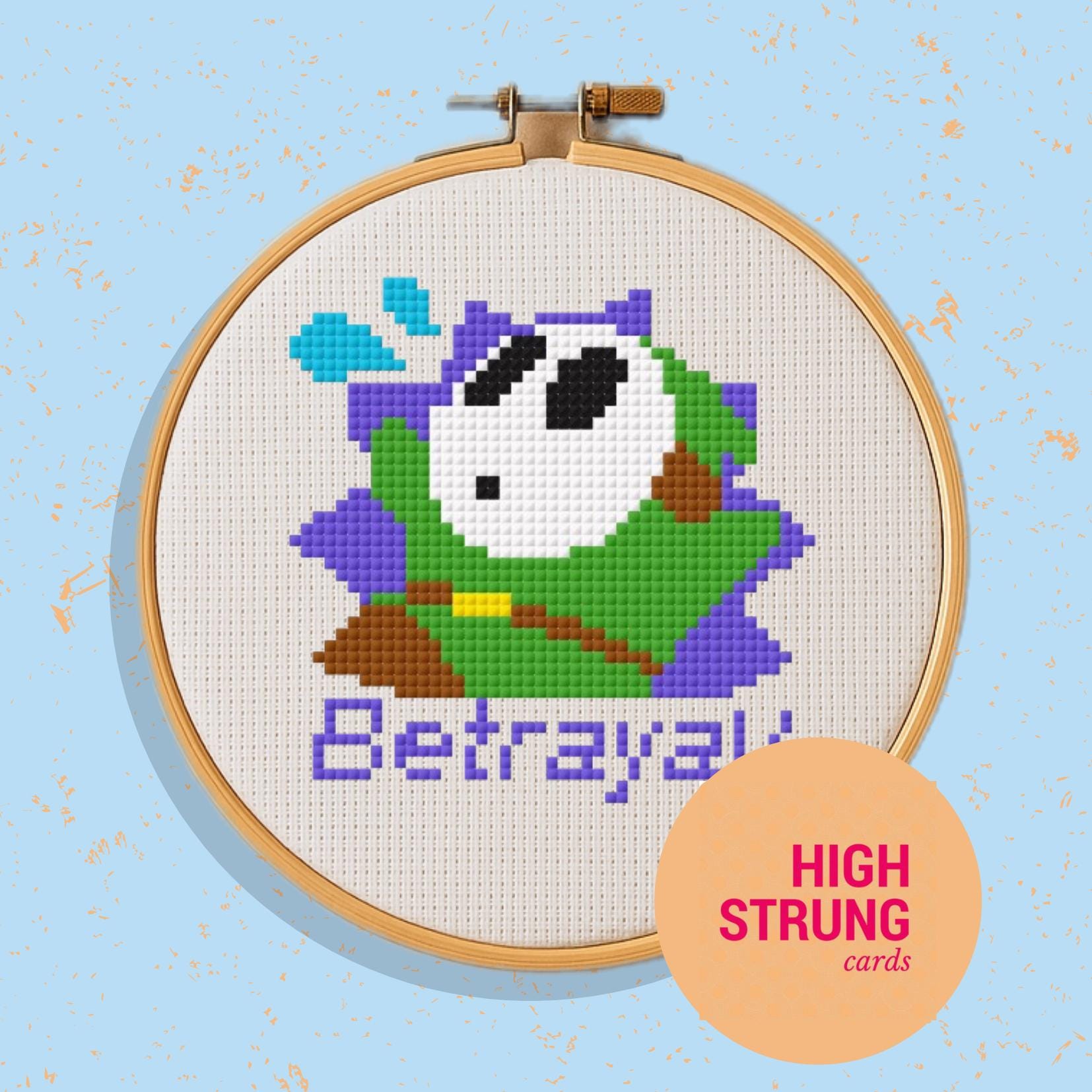 マリオパーティ 裏切りのクロスステッチパターン PDF | デジタルダウンロード | 簡単クロスステッチチャート | xStitchパターン -  Etsy 日本, image size:1654x1654