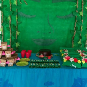 Moana "Vuelve el corazón de Te Fiti" Decoración DIY para fiesta de cumpleaños