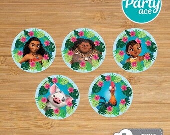 Moana Cupcake Etsy Moana Cupcake Etsy