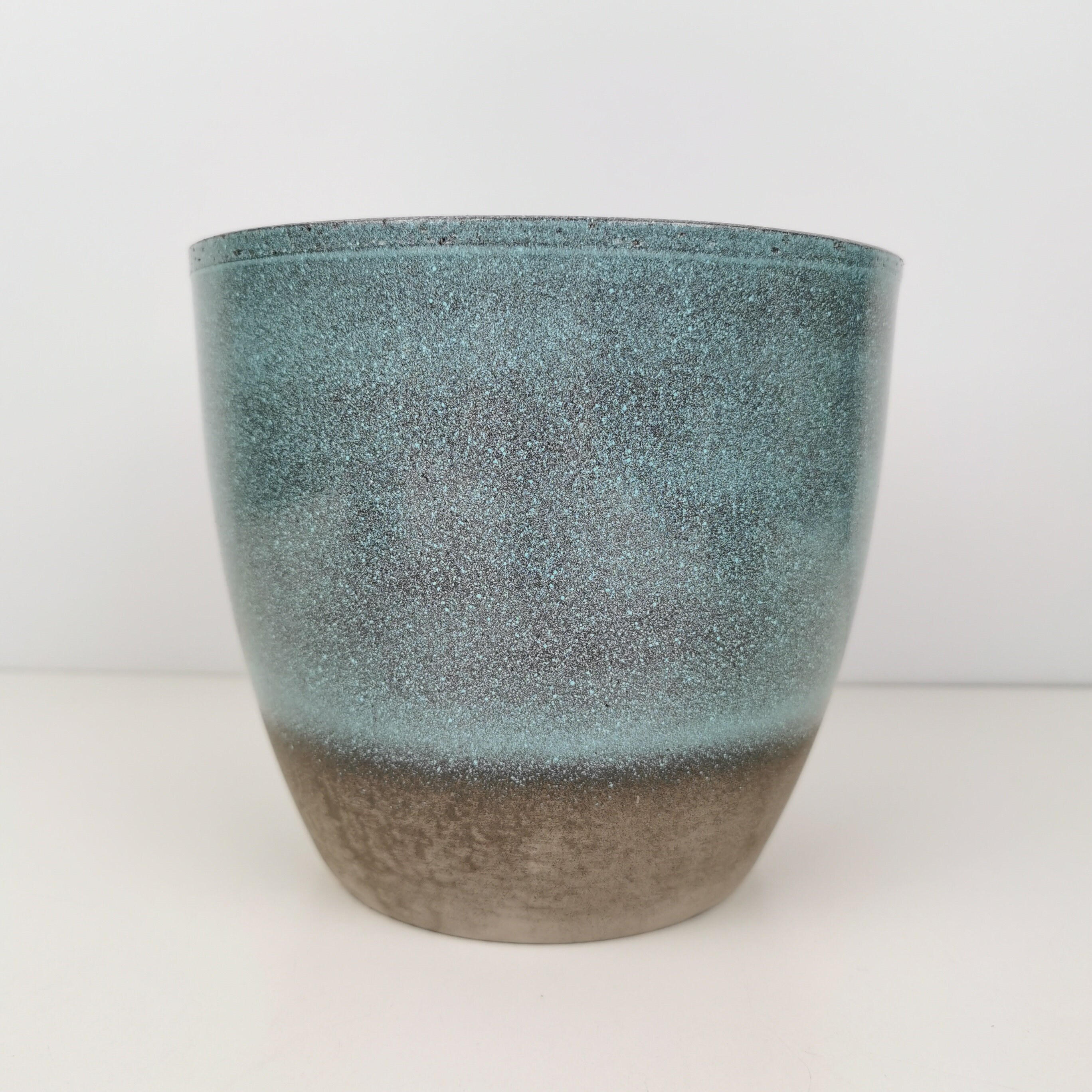 Semi Glazed Ocean Blue Ceramic Planter Indoor Plant Pots Etsy UK