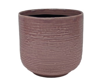 Rose Pink Crackle Indoor Plant Pot / Houseplant planter / Ceramic Pot